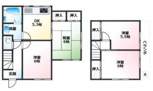 兵庫県神戸市垂水区北舞子1丁目【一戸建】の間取り