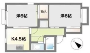 トラスト神戸【2階】の間取り