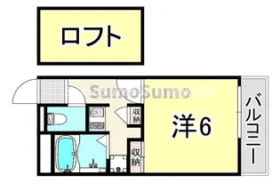 レオパレスzucca【2階】の間取り