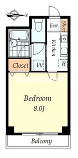 パークテラス参宮橋【2階】の間取り