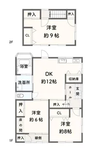 兵庫県明石市鳥羽【一戸建】の間取り