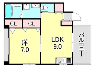 呉ビル【4階】の間取り