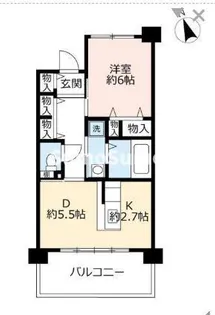 兵庫県西宮市枝川町【マンション】の間取り