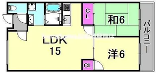兵庫県尼崎市東園田町2丁目【マンション】の間取り