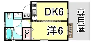 兵庫県芦屋市宮塚町【マンション】の間取り