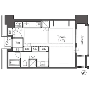グランドメゾン福岡The Central Luxe【5階】の間取り