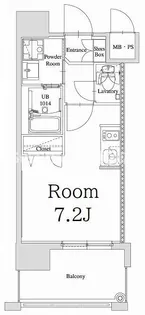 エンクレスト天神GLEE【9階】の間取り