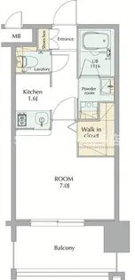 エンクレストGRAN博多駅前【2階】の間取り