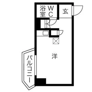 コスモプラザ三宮【3階】の間取り