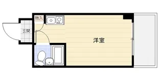 兵庫県神戸市中央区御幸通3丁目【マンション】の間取り