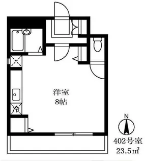 メゾンクボタ【4階】の間取り