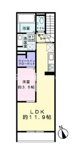 LaLa東人丸【2階】の間取り