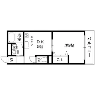 兵庫県尼崎市南竹谷町1丁目【アパート】の間取り