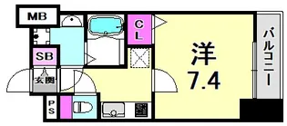 兵庫県神戸市兵庫区本町1丁目【マンション】の間取り