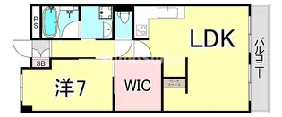兵庫県西宮市池開町【マンション】の間取り