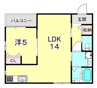 兵庫県神戸市兵庫区門口町【アパート】の間取り
