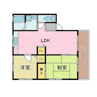 プリマベーラ芦屋【1階】の間取り