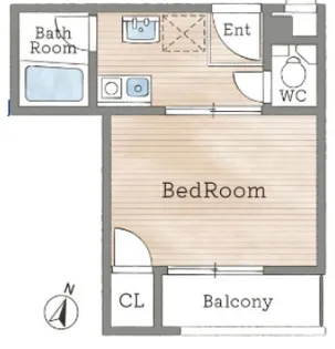 兵庫県神戸市兵庫区浜山通2丁目【マンション】の間取り