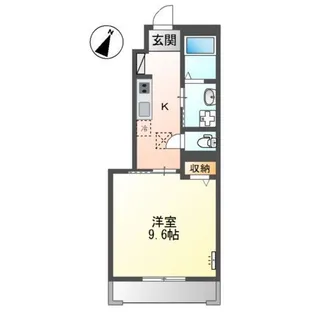 ラウレア ハウス JIN【1階】の間取り