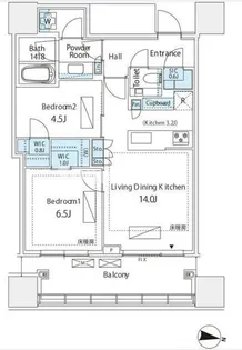 パークコート渋谷ザタワー【26階】の間取り