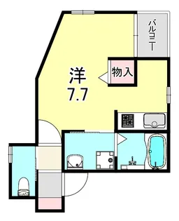 エターナルシー大久保【1階】の間取り