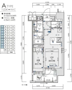 福岡県福岡市早良区高取1丁目【マンション】の間取り