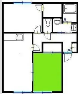 サンビレッジ出合Ⅰ【2階】の間取り