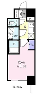 エスリード難波AGREA【15階】の間取り