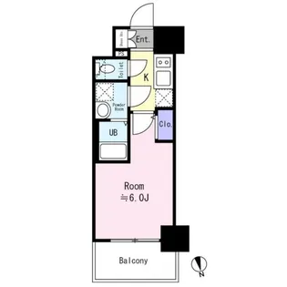 エスリード難波AGREA【2階】の間取り