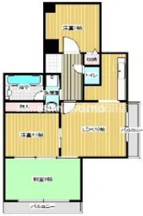 ソレイユ武庫川【5階】の間取り