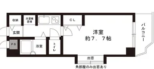 ジュネス西明石【4階】の間取り