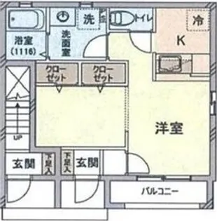 セレッソ玉津【1階】の間取り