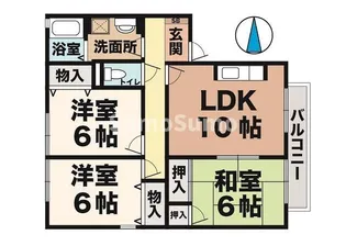 セピアコート【1階】の間取り