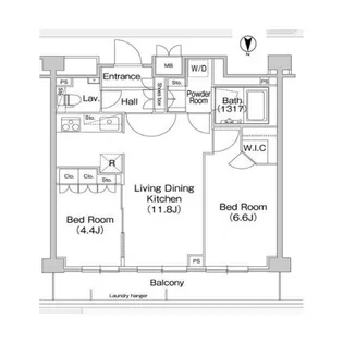 コンフォリア駒場【3階】の間取り