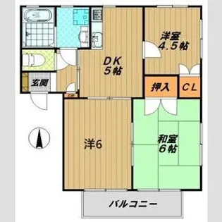 兵庫県神戸市長田区西山町1丁目【アパート】の間取り