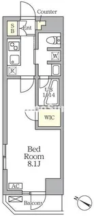 アジールコート三宿テラス【2階】の間取り