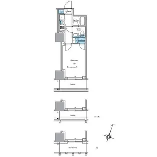 ルフォンプログレ渋谷ヒルトップ【12階】の間取り