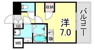 兵庫県神戸市垂水区海岸通【マンション】の間取り