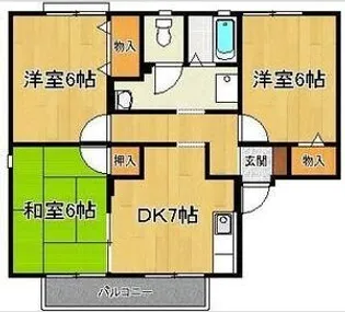 メゾン・ド・クレール【2階】の間取り