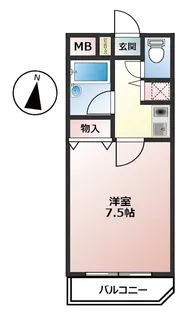 兵庫県神戸市灘区大和町4丁目【マンション】の間取り