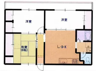 グランビュー塩屋【1階】の間取り