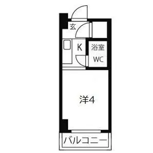 カサベラ花隈【5階】の間取り