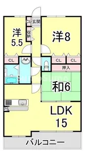兵庫県神戸市東灘区魚崎南町5丁目【マンション】の間取り