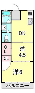 エルパラッツォ本山南【1階】の間取り