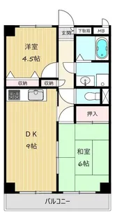 エトワール西神戸【3階】の間取り