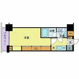 ミディアス渋谷WEST【2階】の間取り