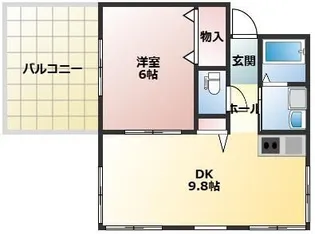 兵庫県神戸市中央区神仙寺通1丁目【マンション】の間取り