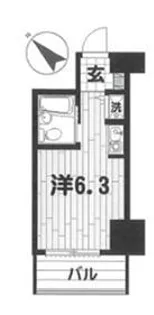 TRUST VALUE 不動前【4階】の間取り