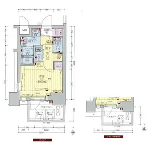 1Kの間取り画像