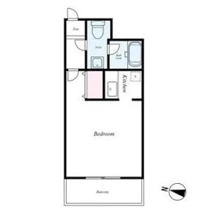 福岡県福岡市博多区住吉3丁目【マンション】の間取り